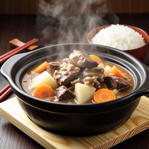 Daikon and Beef Miso Stew