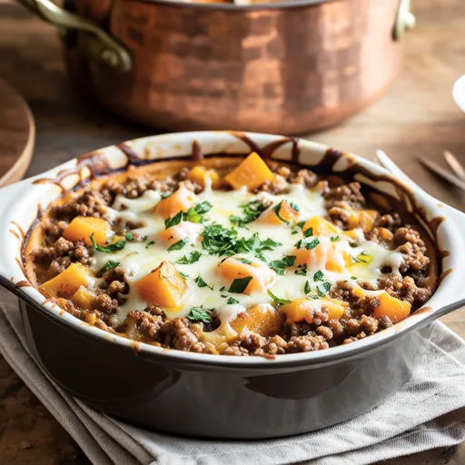Pumpkin and Onion Cheese Bake