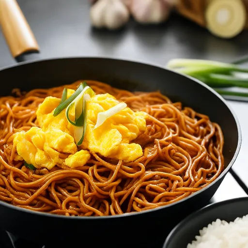 鸡蛋炒面