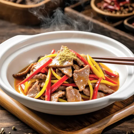 Stir-fried Pork and Bell Pepper Curry