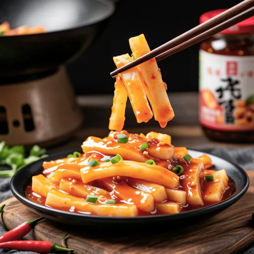 Konjac Stir-fry with Chili Sauce