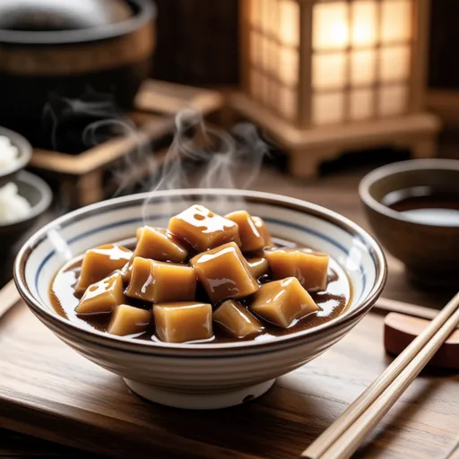 Simmered Daikon and Konjac