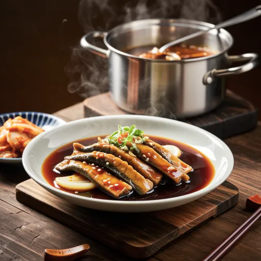 Soy Sauce Braised Mackerel with Radish