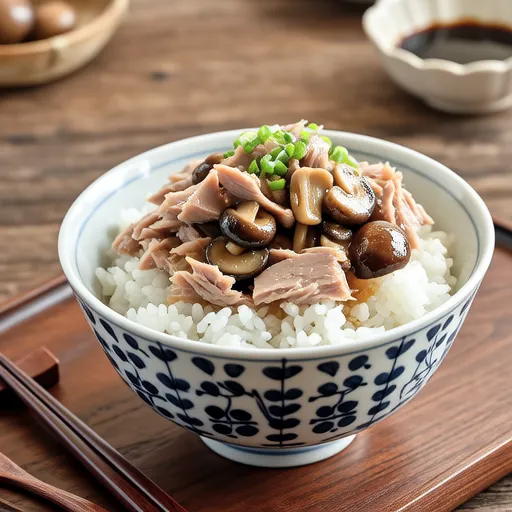 Tuna and Maitake Mushroom Rice