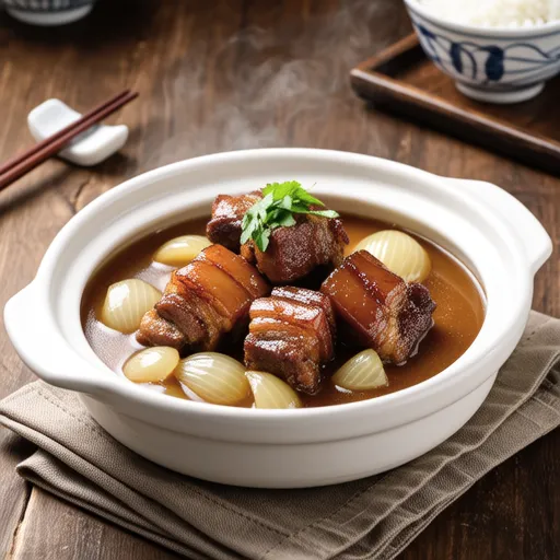 Japanese Pork Belly and Onion Curry Stew