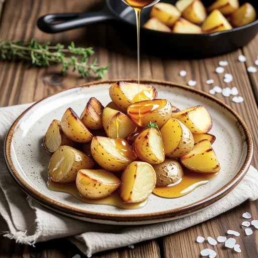 Honey Salt Butter Fried Potatoes