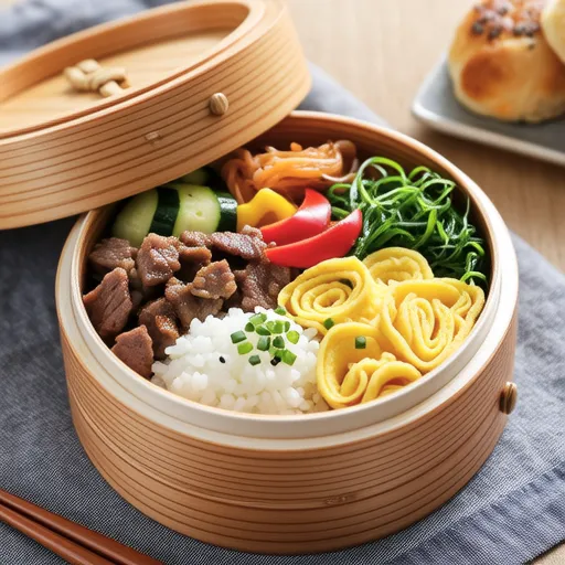 Ribbon Rice Balls - Picnic Lunchbox