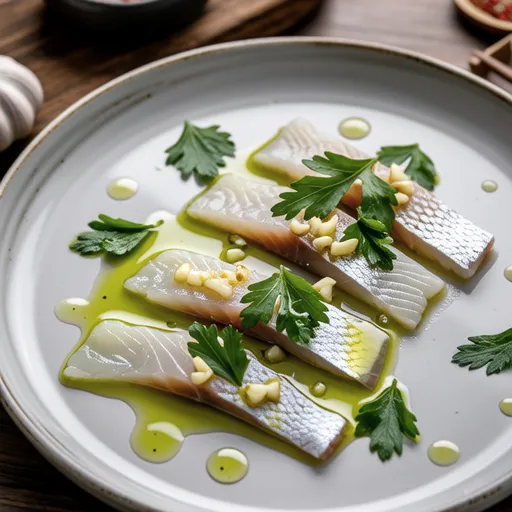 Shiso and Yellowtail Carpaccio