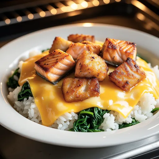Salmon Miso Cream Doria