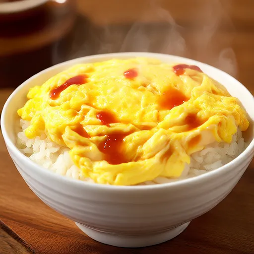 Steamed Egg with Rice
