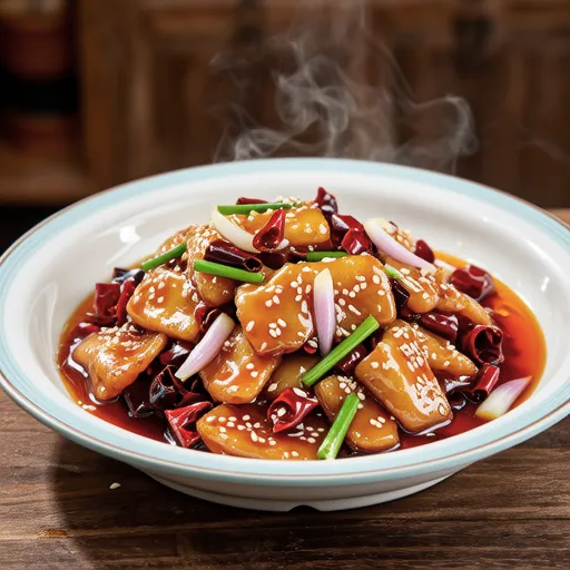 Stir-fried Fish Cake with Shishito Peppers