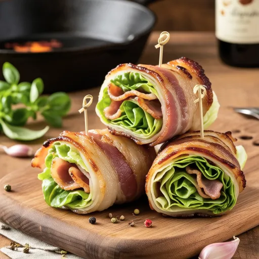 Lettuce Bacon Wrap Sauté