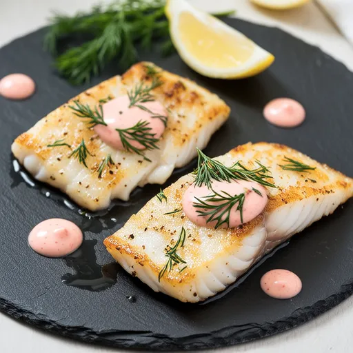 Grilled Spanish Mackerel with Spicy Cod Roe Mayo