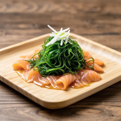 Salmon and Seaweed Salad