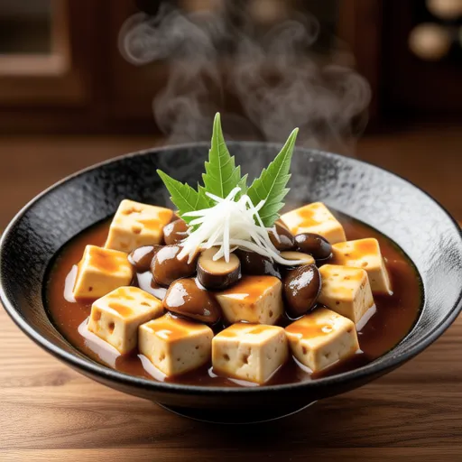 Agedashi Tofu with Nameko Mushroom Sauce
