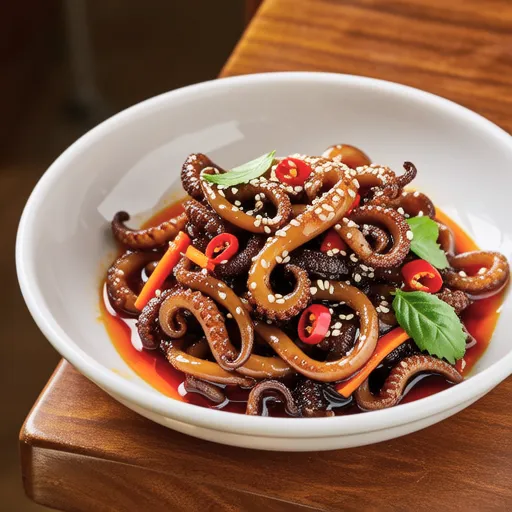 Spicy Stir-fried Squid