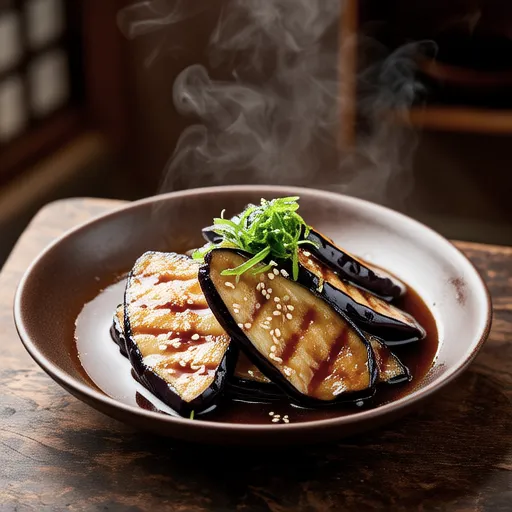 Eggplant and Pork Stir-Fry with Sesame Miso Sauce