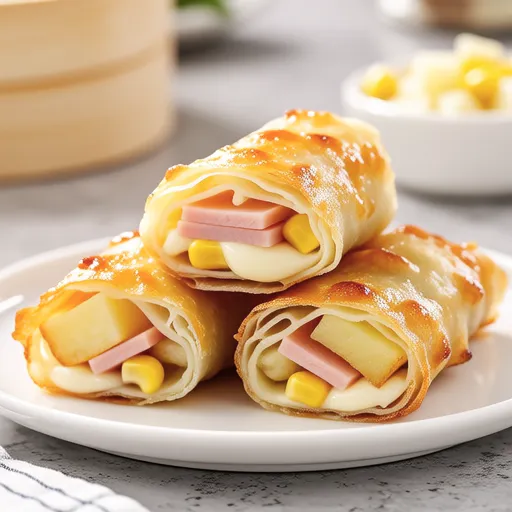 Mayo Potato Spring Rolls