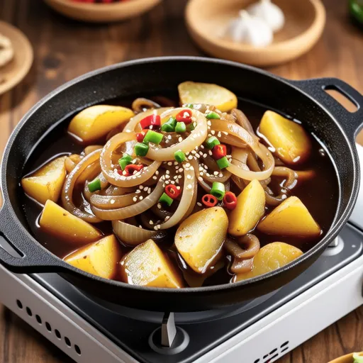 Simple Korean Braised Potatoes