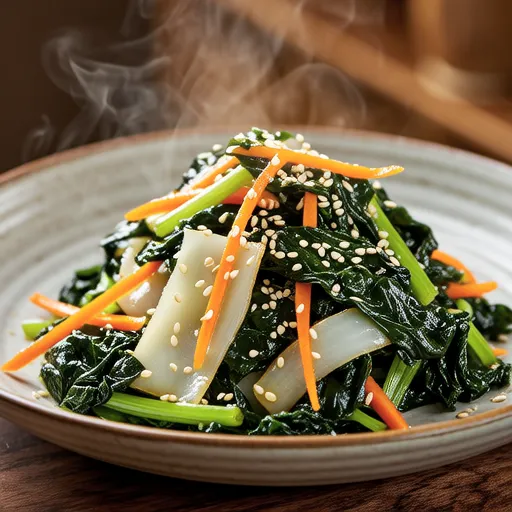 Crispy Stir-fried Napa Cabbage and Fish Cake