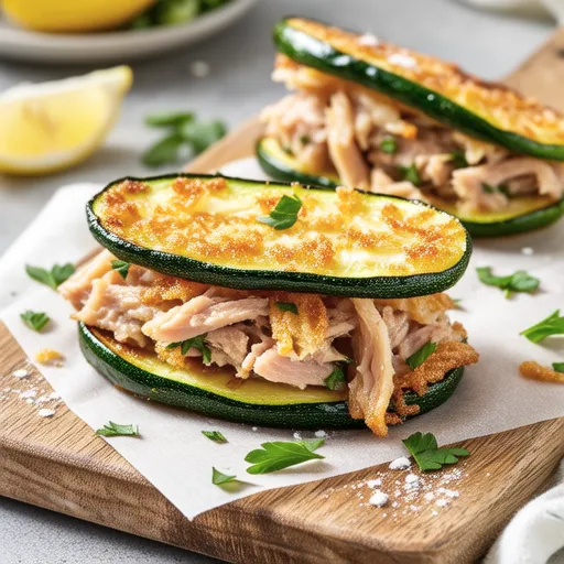 Zucchini Sandwich Piccata