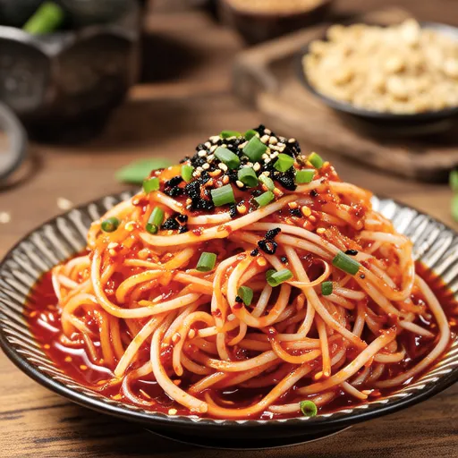 Spicy Red Bean Sprout Salad