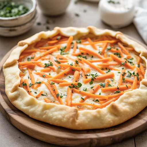 Carrot Cheese Galette