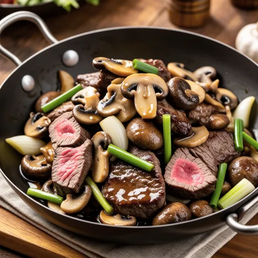 Sirloin and Mushroom Stir-fry