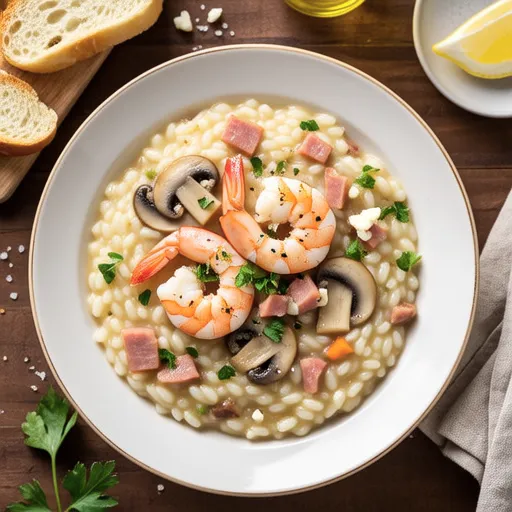 Cream Shrimp Risotto Without Heavy Cream