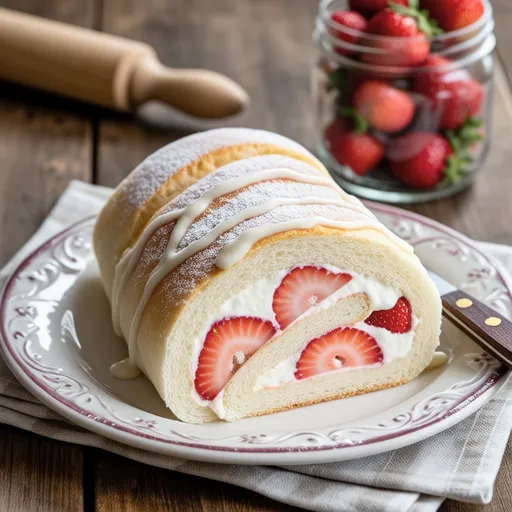 Strawberry Roll Sandwich