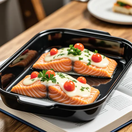 Salmon with Mayo Oyster Sauce