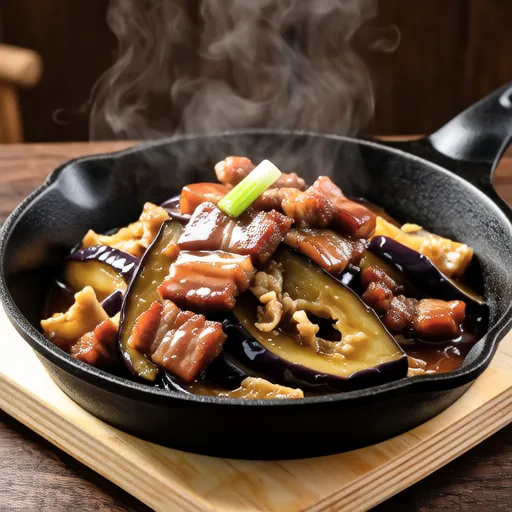 Pork and Eggplant Ginger Stir-fry