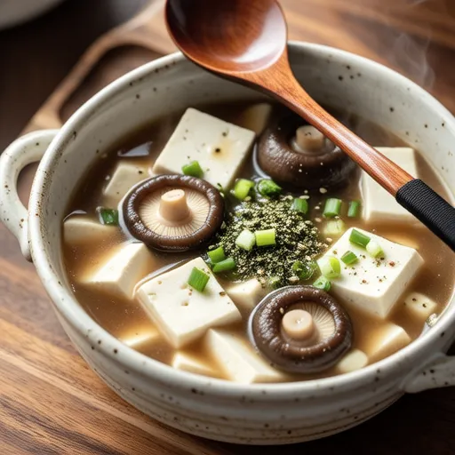 Delicious Perilla Seed Soft Tofu Soup