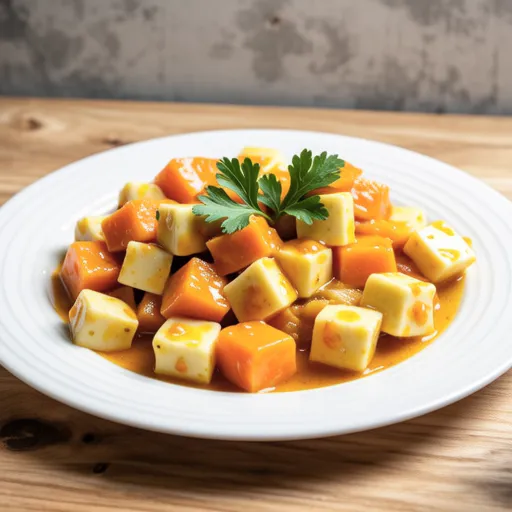 Carrot and Cheese Curry Salad