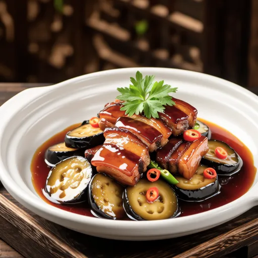 Grilled Pork and Eggplant Nanban Marinade