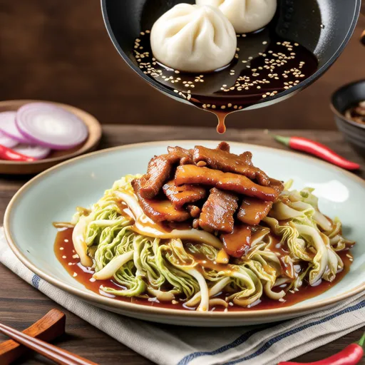 Cabbage Stir-fry with Pork