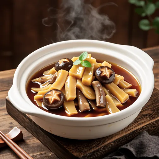 Konjac and King Oyster Mushroom Braised Side Dish