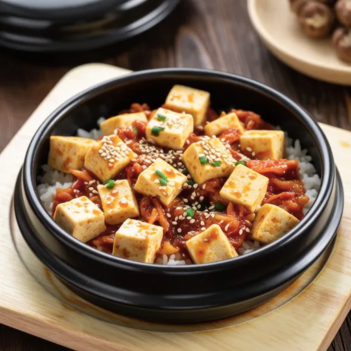 Spam Tofu Kimchi Stir-fry