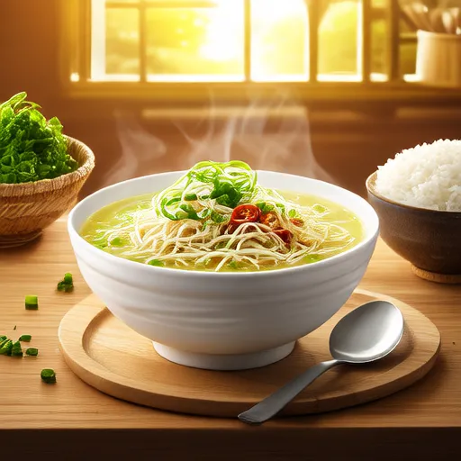 Sopa de brotes de soja