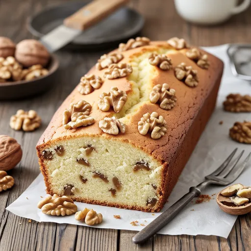 Walnut Pound Cake