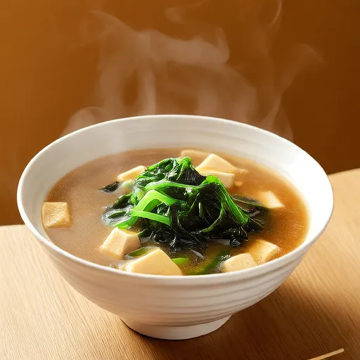 شوربة ميسو نباتية بالخضار