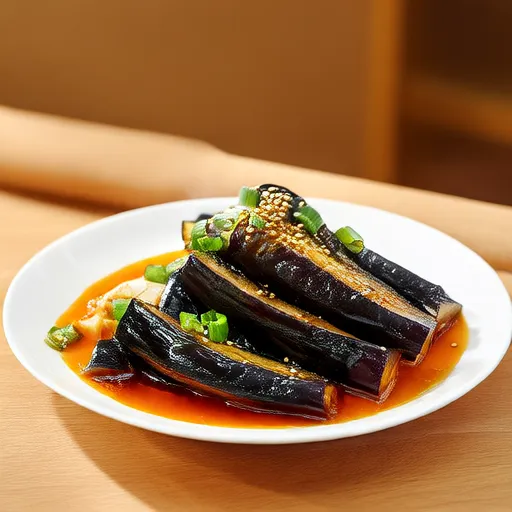 Steamed Eggplant Side Dish