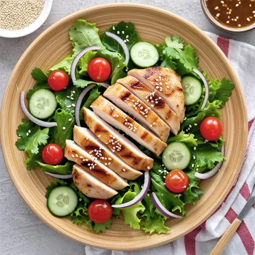 Simple Salad Chicken