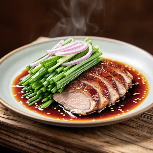 Smoked Duck with Chive Salad