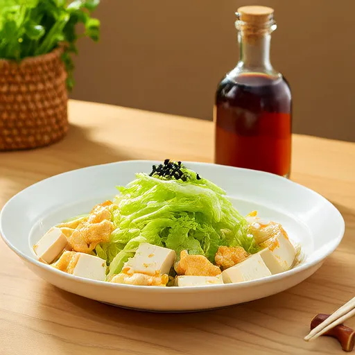 Tofu Lahana Yumurta Salatası