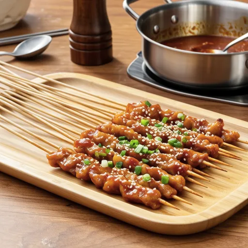 Tteokkochi (Korean Rice Cake Skewers)