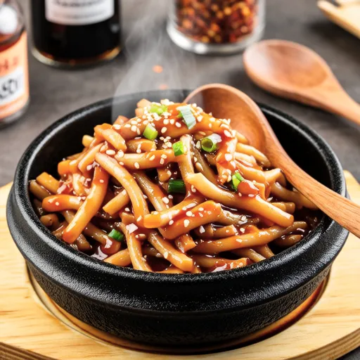 Enoki Mushroom Stir-fry