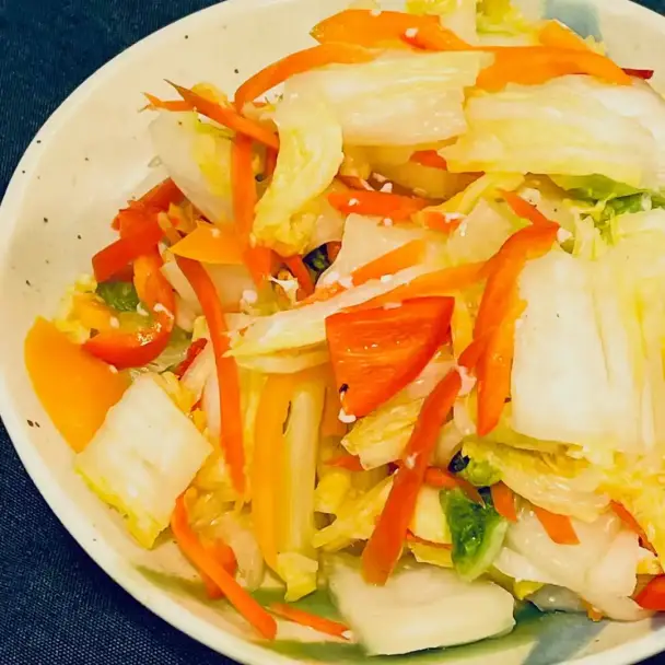 パプリカと白菜の塩麹和え