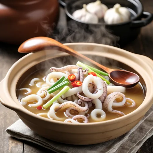 Squid Bean Sprout Soup