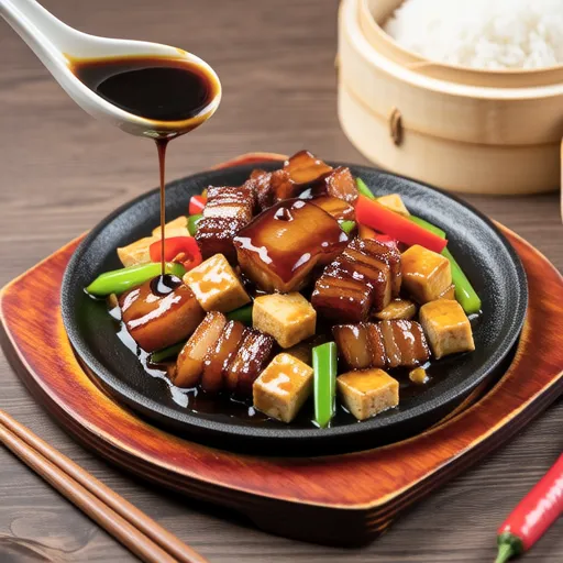 Stir-fried Atsuage with Ginger Soy Sauce